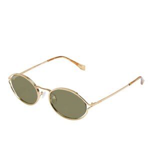 Banbe The Sampaio Sunglasses in Gold & Olive New Womens Sunnies